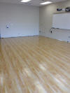 Bonnyville, AB dance studio, Sport Court maple select tiles