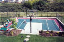 Backyard game court