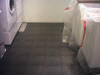 basement laundry room floor